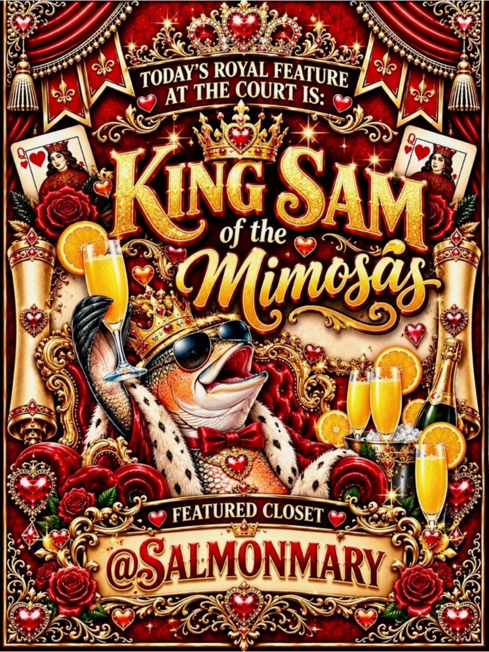 KING SALMON: I'M FLATTERED TO BE FEATURED TODAY!